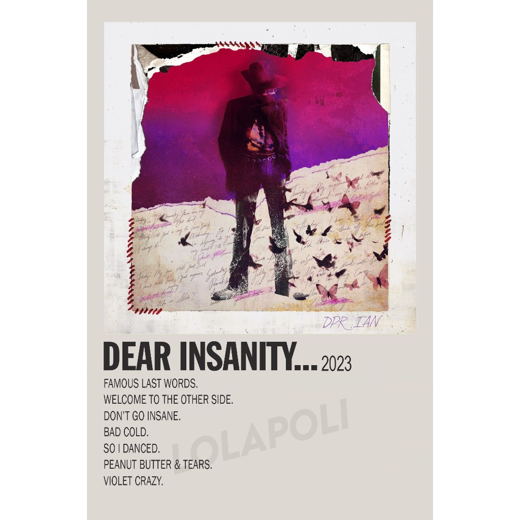 Jual Poster Cover Album Dear Insanity - DPR IAN | Shopee Indonesia