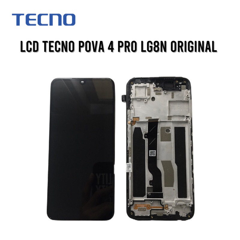 Jual LCD TOUCHSCREEN TECNO POVA 4 PRO LG8N ORIGINAL AMOLED | Shopee ...