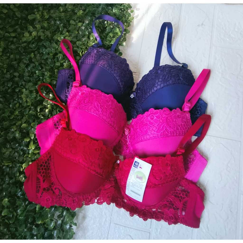 Jual 4pcs BRA bh wanita Renda Cantik Wanita Dewasa Push Up / Kait 2 ...