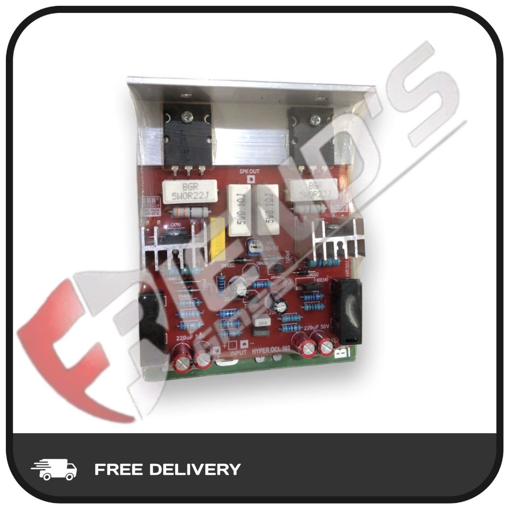 Jual KIT AMPLIFIER HYPER OCL 300W 300W DENGAN TR 300W + TR POWER