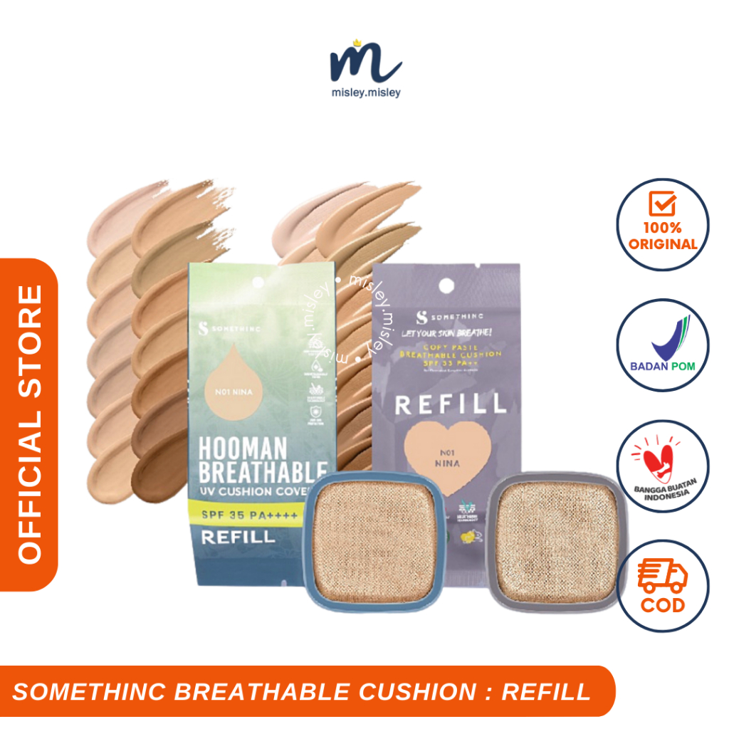 Jual MISLEY - [REFILL] SOMETHINC COPY PASTE & HOOMAN Breathable Cushion ...