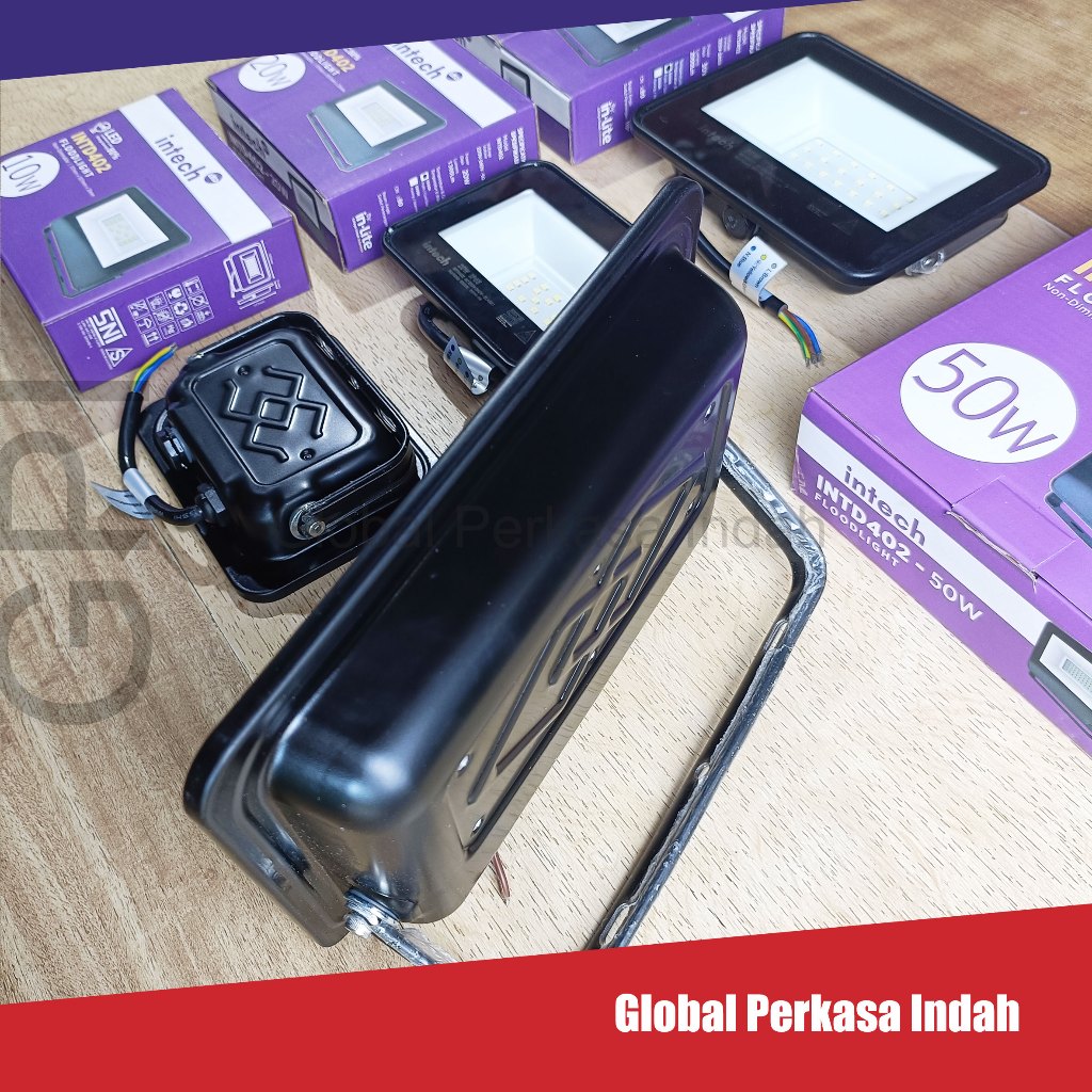Jual Intech Inlite Lampu Sorot Flood Light Led 50w - INTD402 | Shopee ...