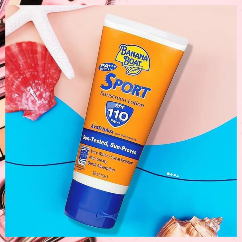 Jual Banana Boat Sport Sunscreen Lotion/ Sunblock SPF 110 PA+++ 90ml ...