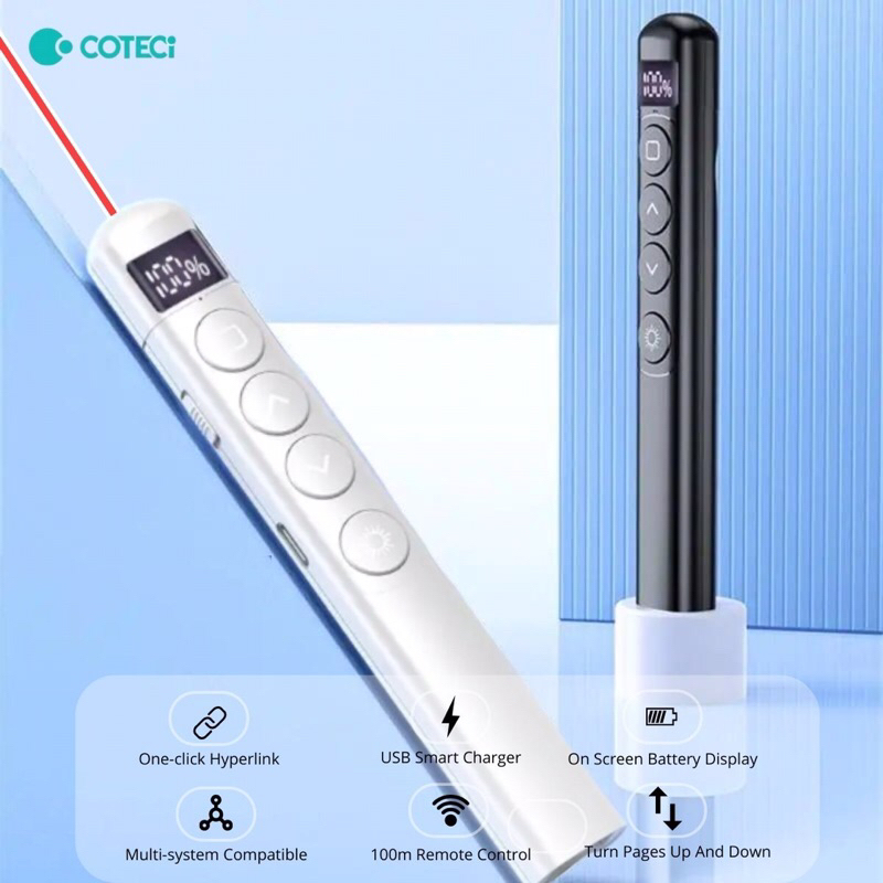Jual Laser pointer digital screen page turning pen coteci pointer laser ...