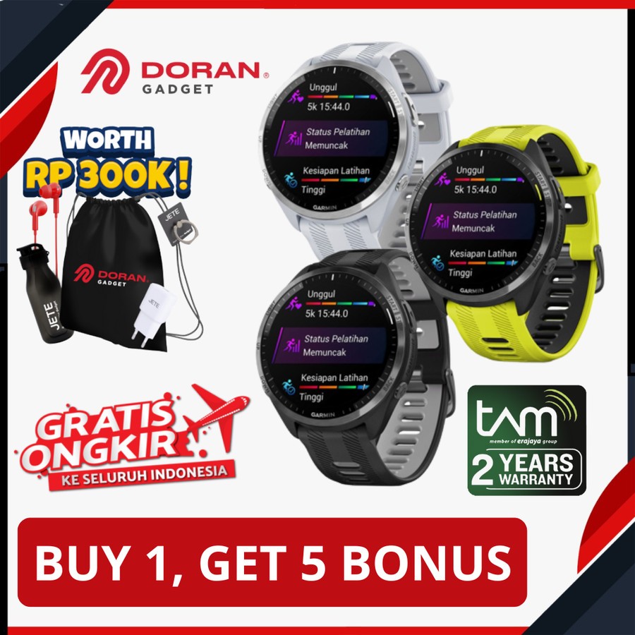 Jual Garmin Forerunner 965, Garansi Resmi TAM 2 Tahun | Shopee Indonesia