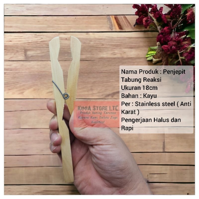 Jual PENJEPIT TABUNG REAKSI / KLEM TABUNG REAKSI 18CM ( ALAT ...