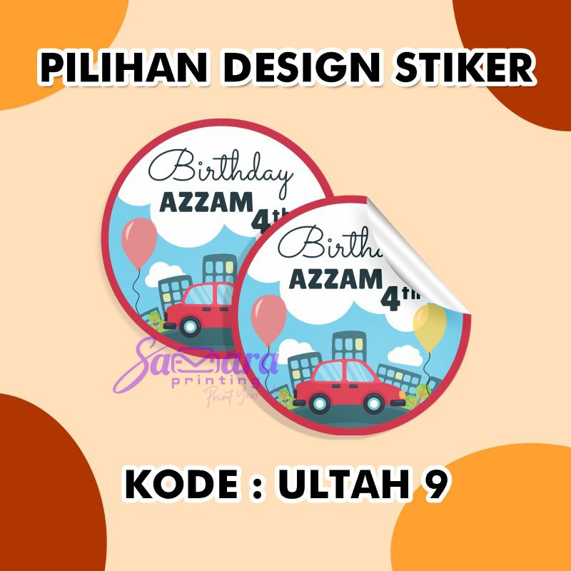 Jual Cetak stiker ultah | Shopee Indonesia