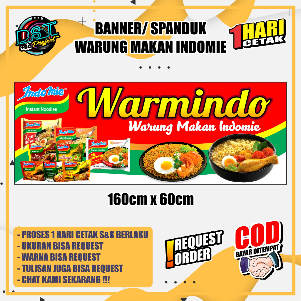 Jual Banner Spanduk Warmindo Warung Makan Indomie Shopee Indonesia 1068