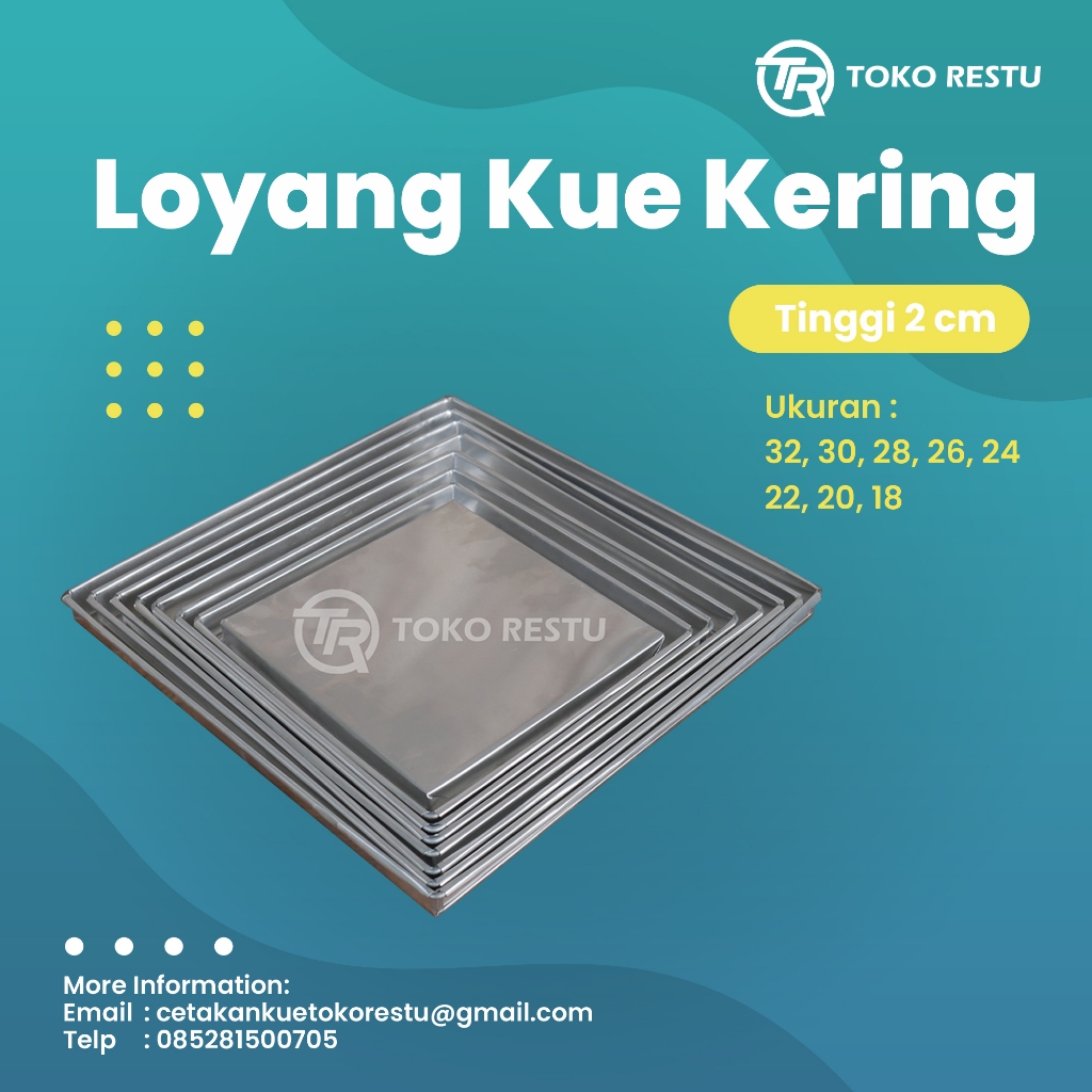 Jual Loyang Kue Kering Tinggi 2cm Shopee Indonesia