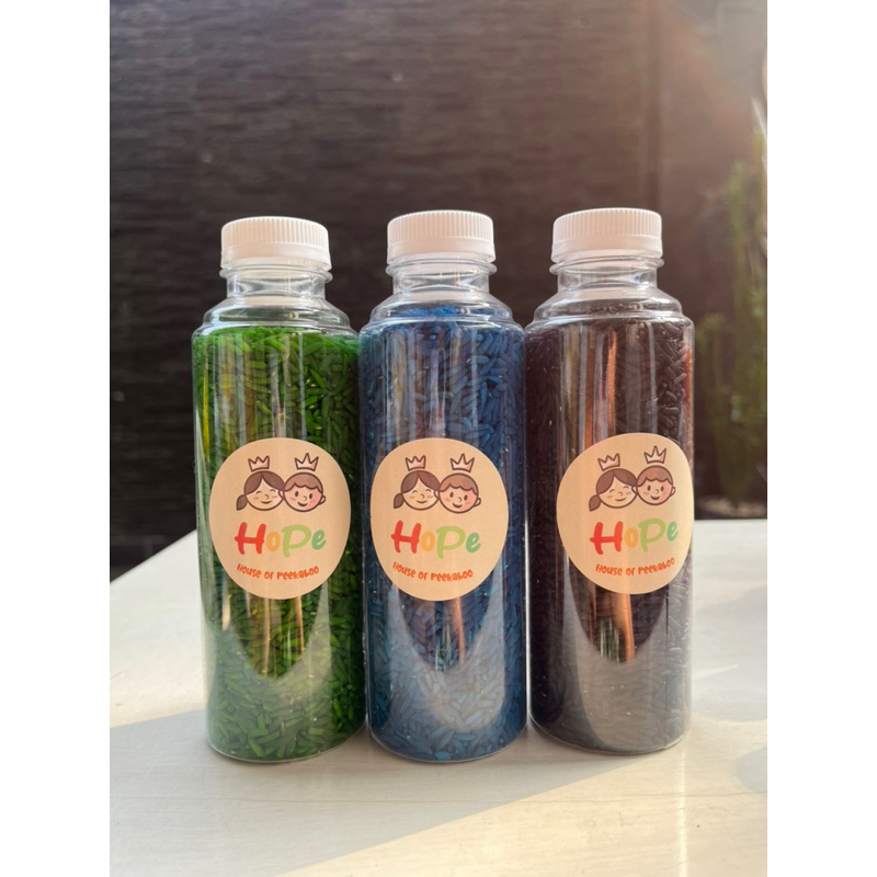 Jual Rainbow rice | Beras warna warni | Sprinkle | Beras mainan anak ...