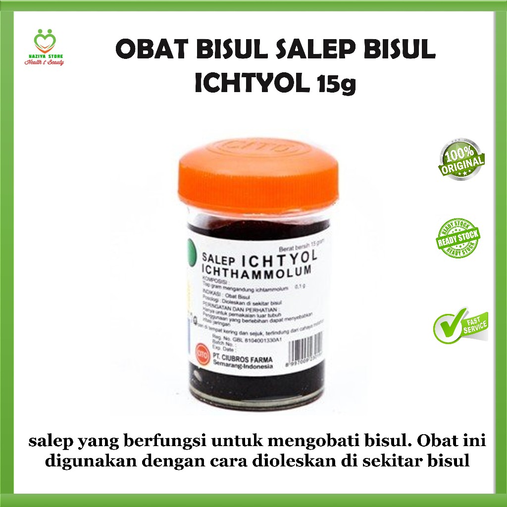 Jual Obat Bisul Salep Bisul Ichtyol I Salep Hitam 15g Shopee Indonesia