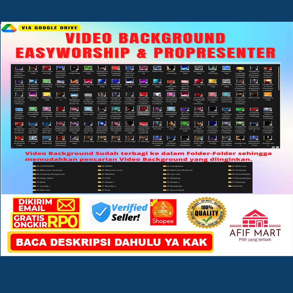 Video Background Easyworship & Propresenter