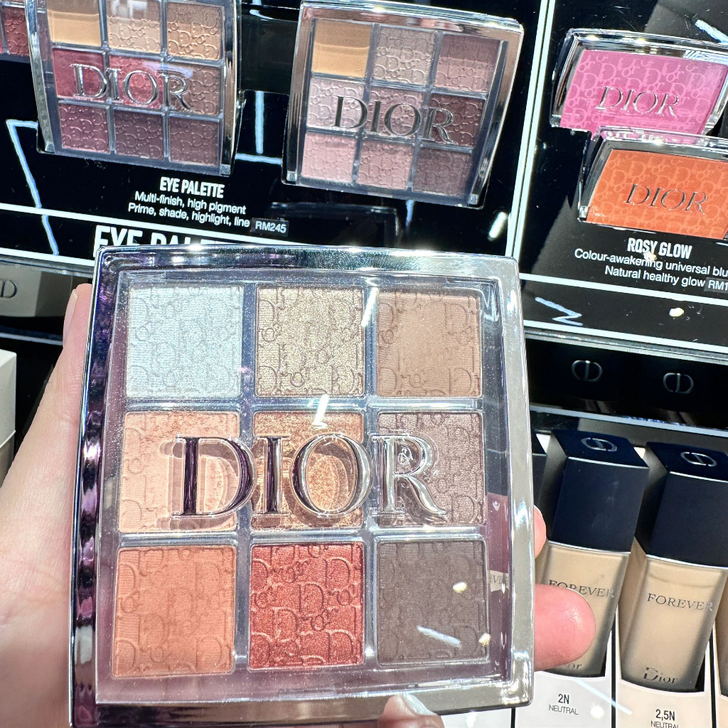 100 ORIGINAL Dior Backstage Nine Color Eyeshadow Palette Dior Eyeshadow Palette 001 Warm Neutral Color Dior Eyeshadow Palette