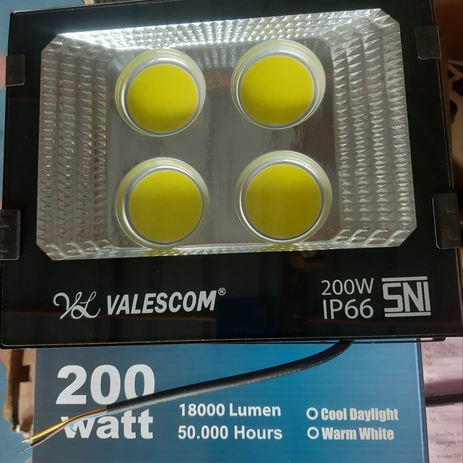 Jual Barangunik2021 Lampu Sorot Led Valescom Cob 200 Watt 200w Ip66