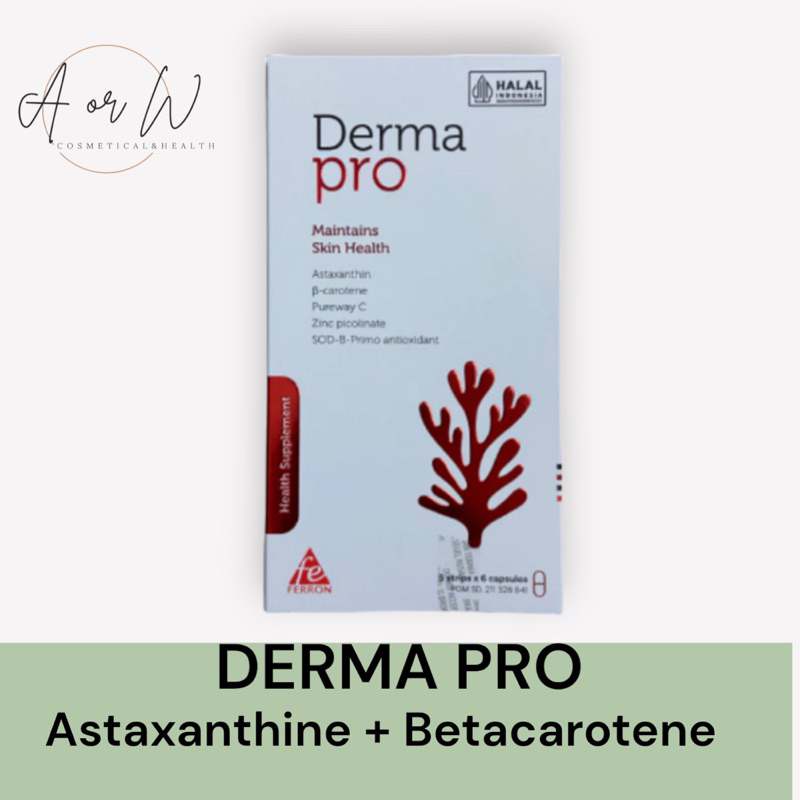 Jual DermaPro Kapsul / Astaxanthin + Beta Carotene Shopee Indonesia