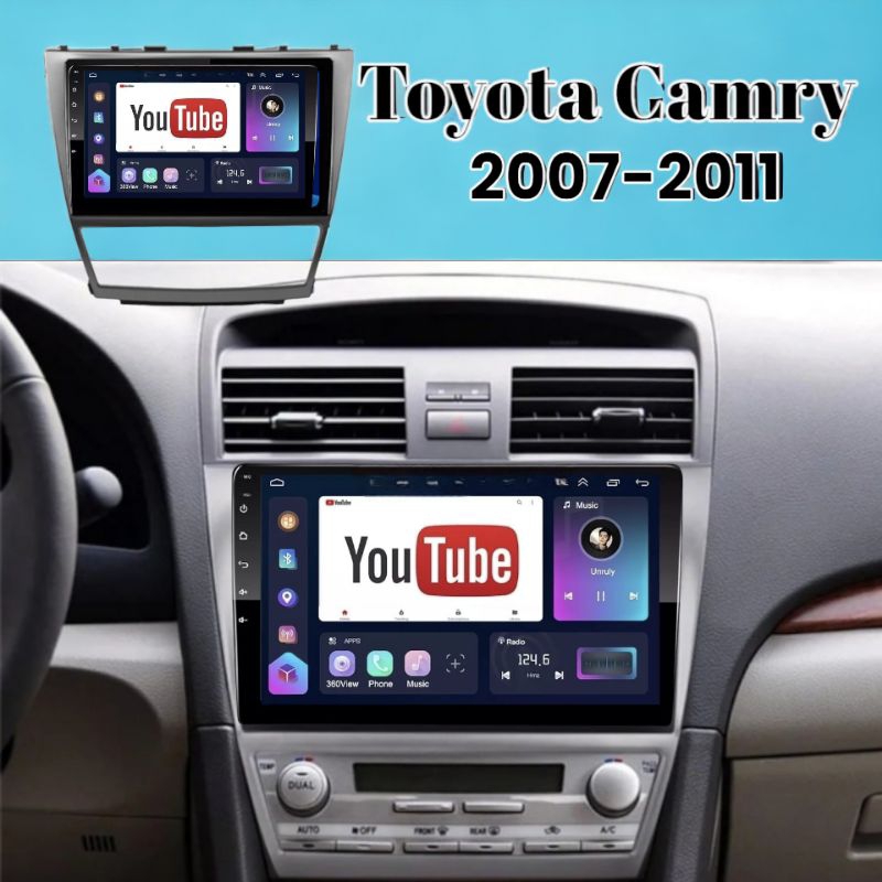 Jual Head Unit Android Toyota Camry 2008+Frame Fit Non Gap+ Kabel PnP ...