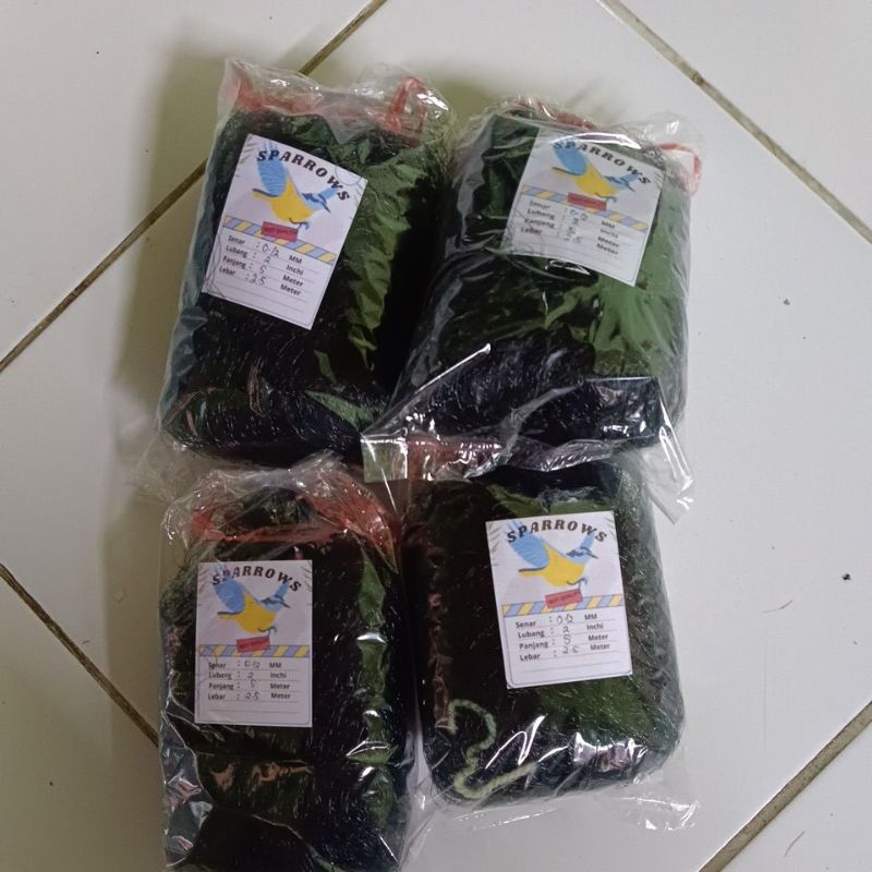Jual JARING BURUNG KECIL JARING BURUNG HITAM JARING JEBAKAN BURUNG ...