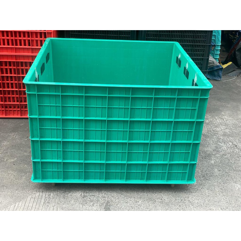 Jual Atari - Box Container Industri 9881 PR+Roda HOLES Greenleaf ...