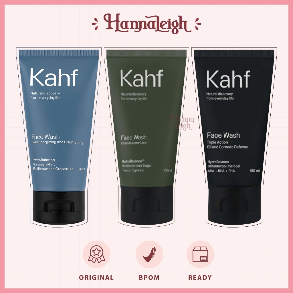 Jual KAHF Face Wash 100ml Shopee Indonesia