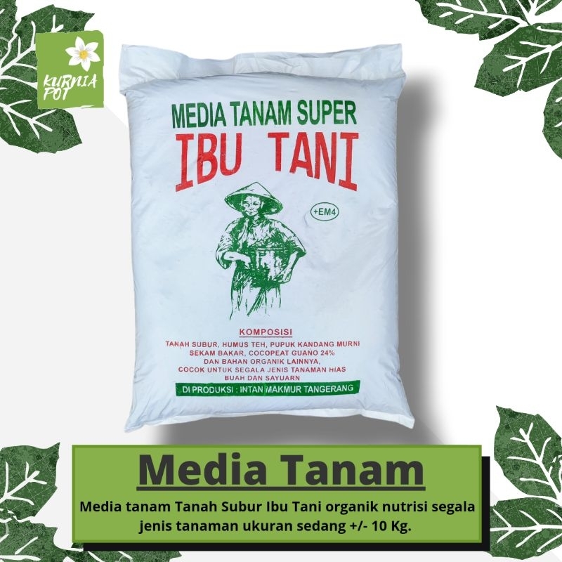 Media Tanam Ibu Tani Tanah Subur Organik Nutrisi Tanaman Bunga Buah