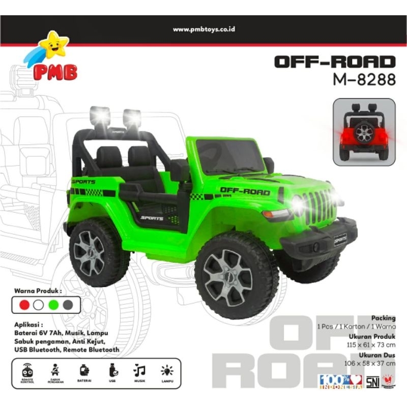 Jual MOBIL AKI M8288 OFF ROAD/ NEW DUAL/ RALLY ART BAN EVA | Shopee ...