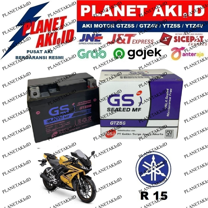 Jual Aki Motor Yamaha R15 R 15 Aki Kering Accu Kering MF GTZ5S | Shopee