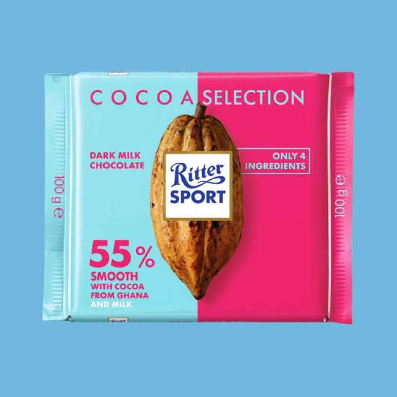 Jual Ritter sport coklat edisi cocoa selection - ORIGINAL NEW | Shopee ...