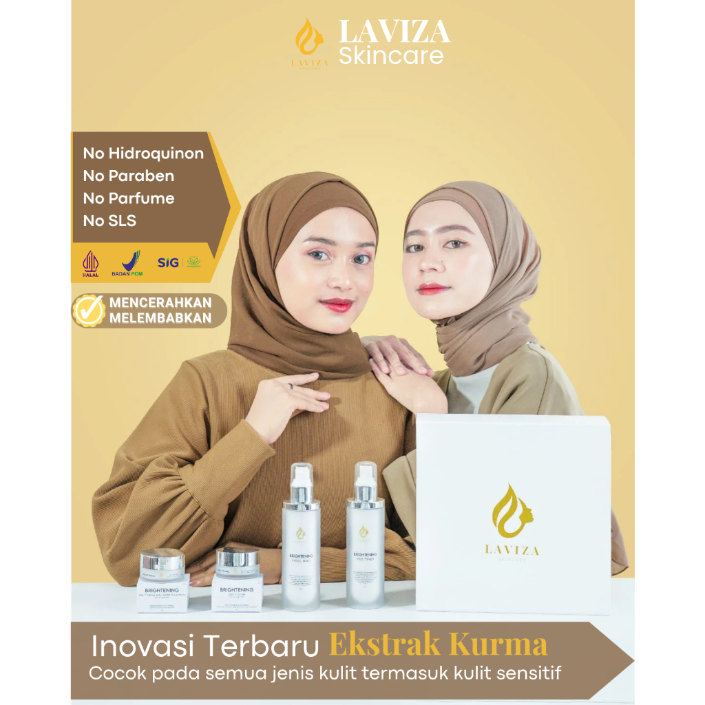 Jual [1 PAKET] LAVIZA BRIGHTENING SERIES | Shopee Indonesia