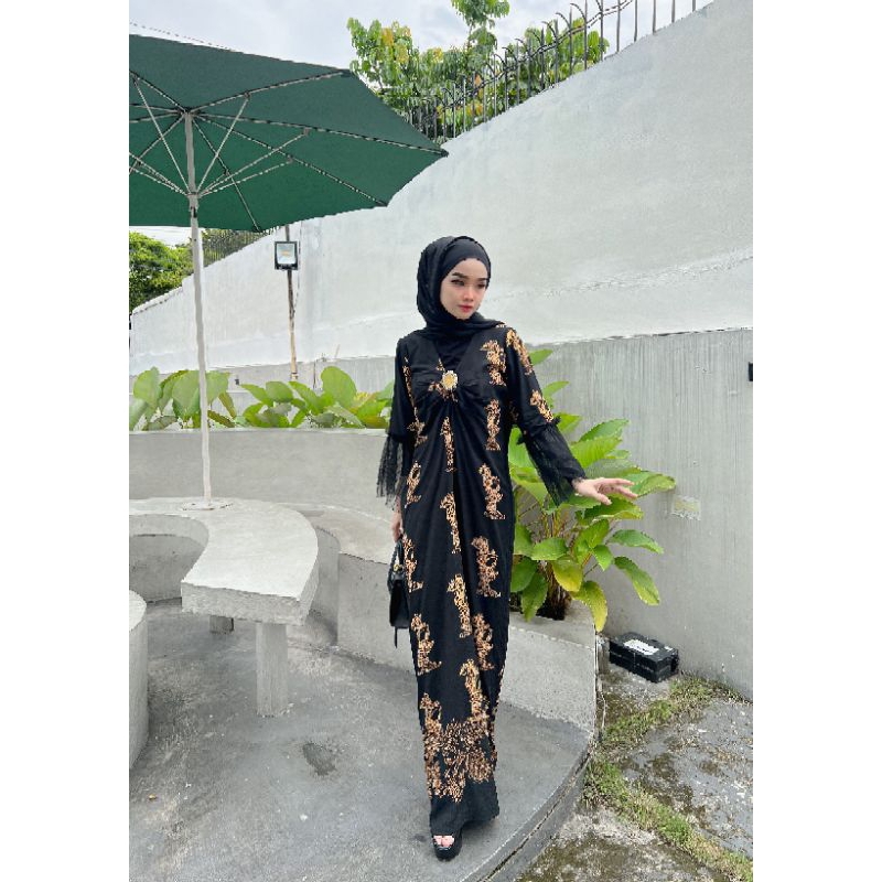 Jual Dress Batik Wayang Omi Collection Shopee Indonesia