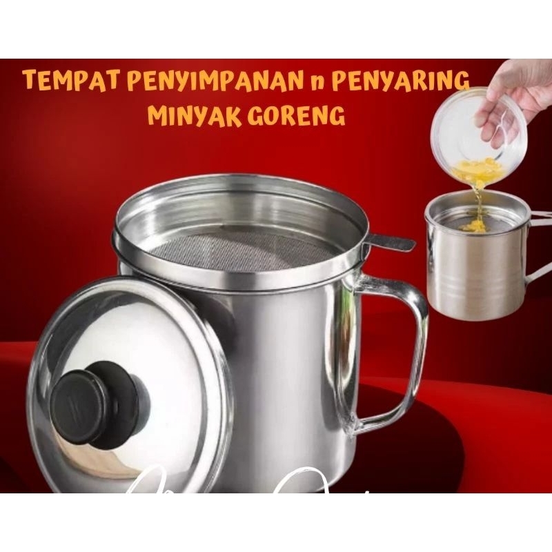 Jual Oil Pot Tempat Minyak Jelantah Shopee Indonesia