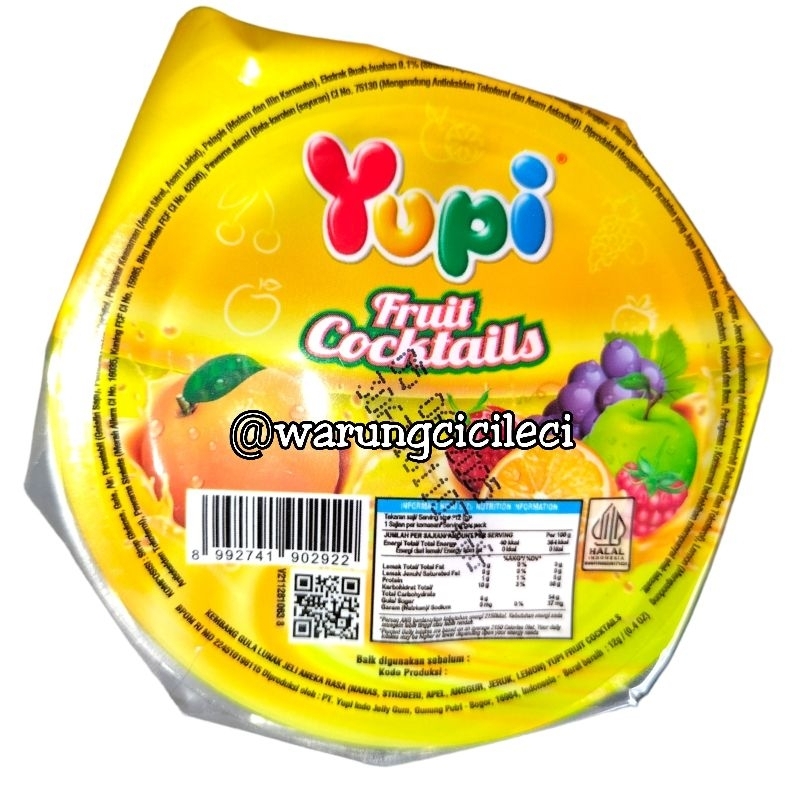 Jual YUPI FRUIT COCKTAILS 12g | Shopee Indonesia