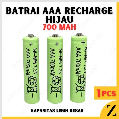 Jual Baterai AAA Batre A3 700mAh AAA Battery Rechargeble Charge Isi ...