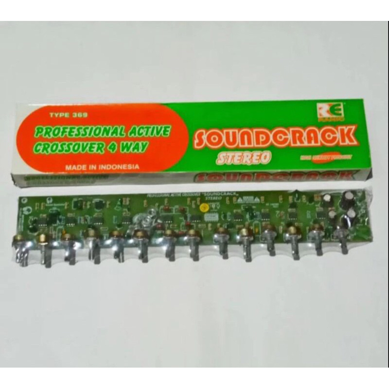 Jual KIT CROSSOVER AKTIF 4 WAY STEREO SUBWOOFER RANIC 369 CROSOVER ...