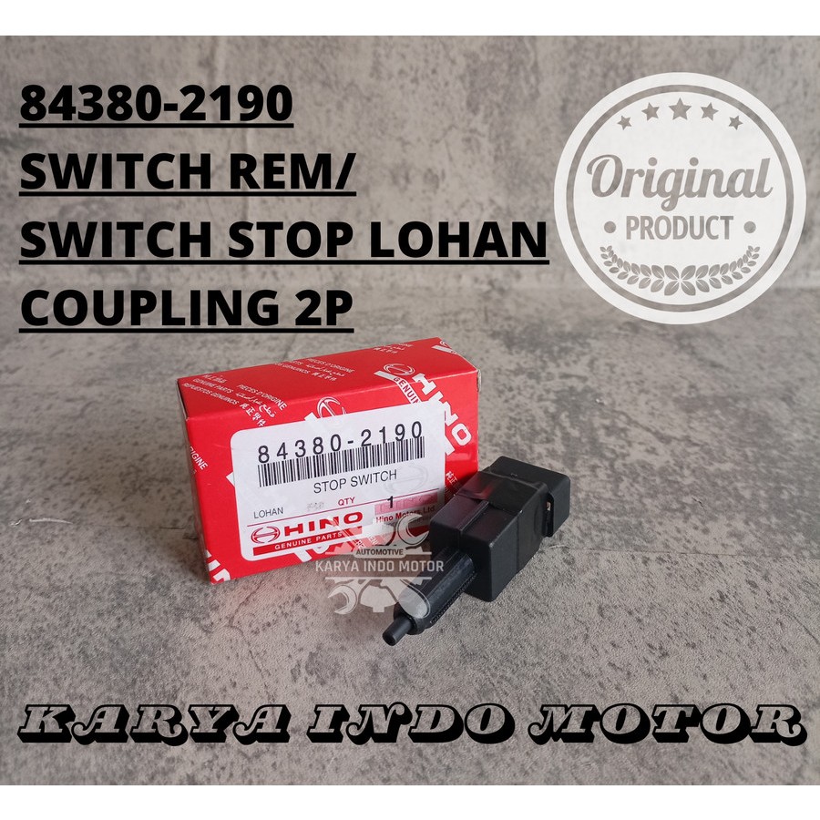 Jual Stop switch switch rem hino Lohan kaki 2 Hino 84380-2190 | Shopee ...