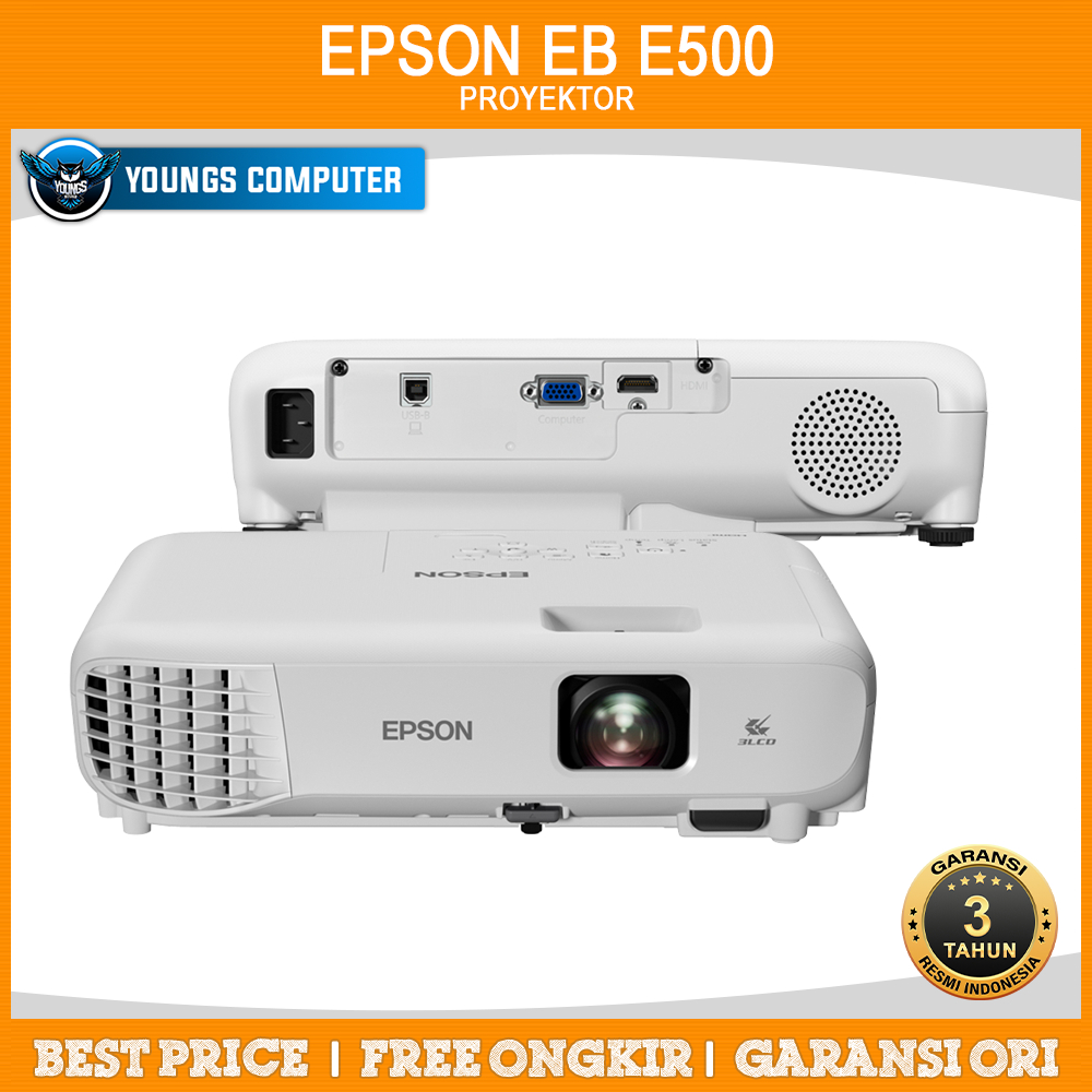 Jual PROYEKTOR EPSON EB E500 XGA 3LCD Projector Shopee Indonesia