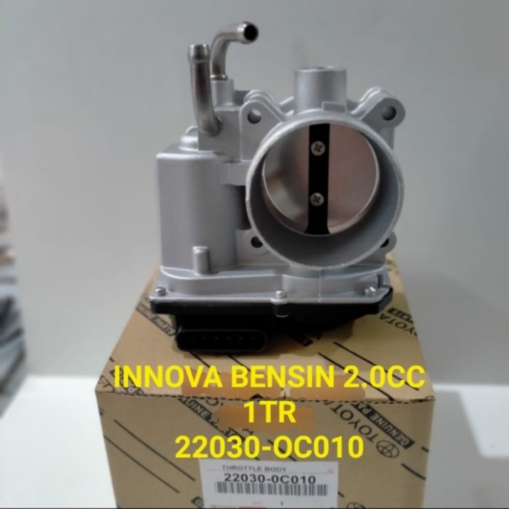 Jual throttle trotle body innova inova bensin 2.0cc 1TR 22030-OC010 ...