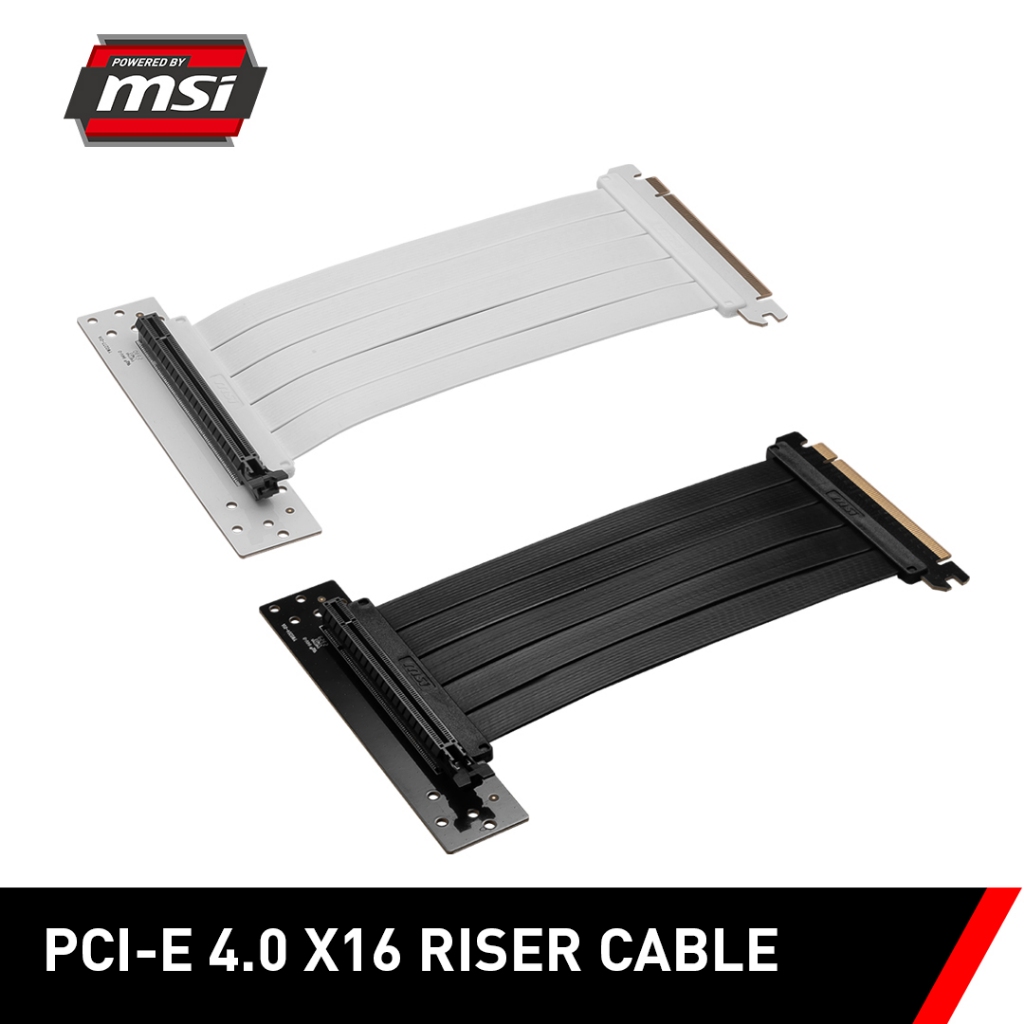 Jual MSI PCI-E 4.0 X16 RISER CABLE 180mm | Shopee Indonesia