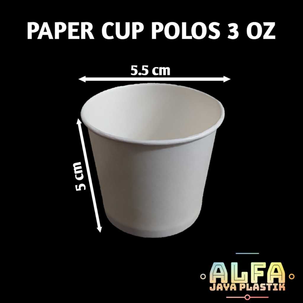 Jual Paper cup 3oz polos / HOT / isi 50 pcs | Shopee Indonesia