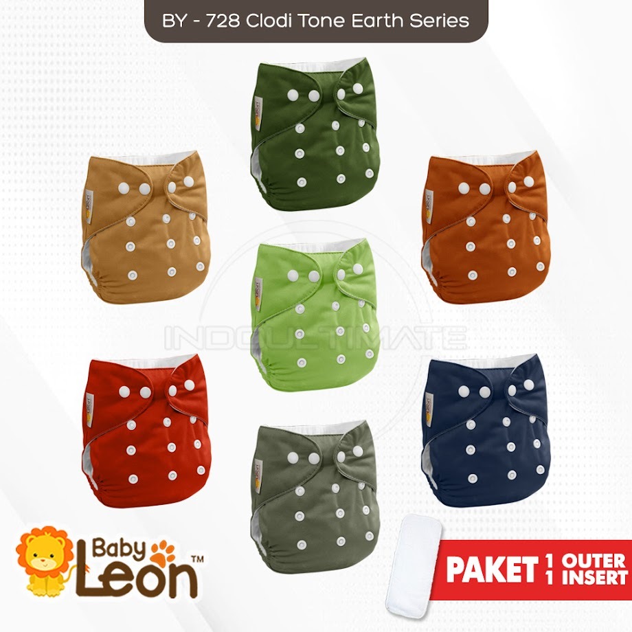 Jual Clodi BABY LEON PREMIUM Popok Bayi + FREE INSERT BY-728 Cloth ...