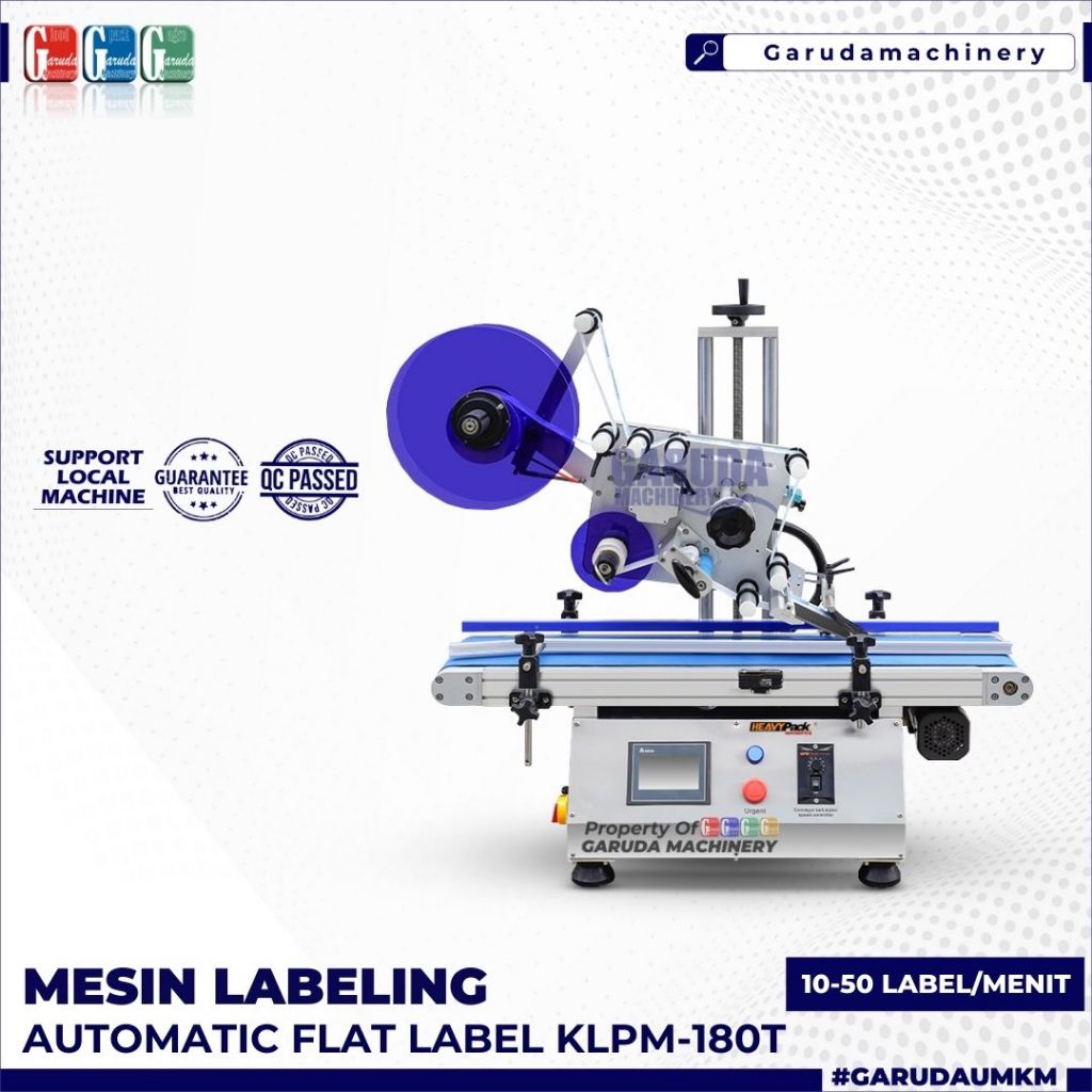 Jual MESIN LABELING UNTUK PEMASANGAN LABEL SECARA OTOMATIS KLPM-180T ...
