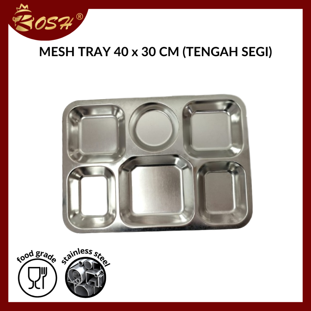Jual ROSH - MESH TRAY 40 X 30 (TENGAH SEGI) NAMPAN | Shopee Indonesia
