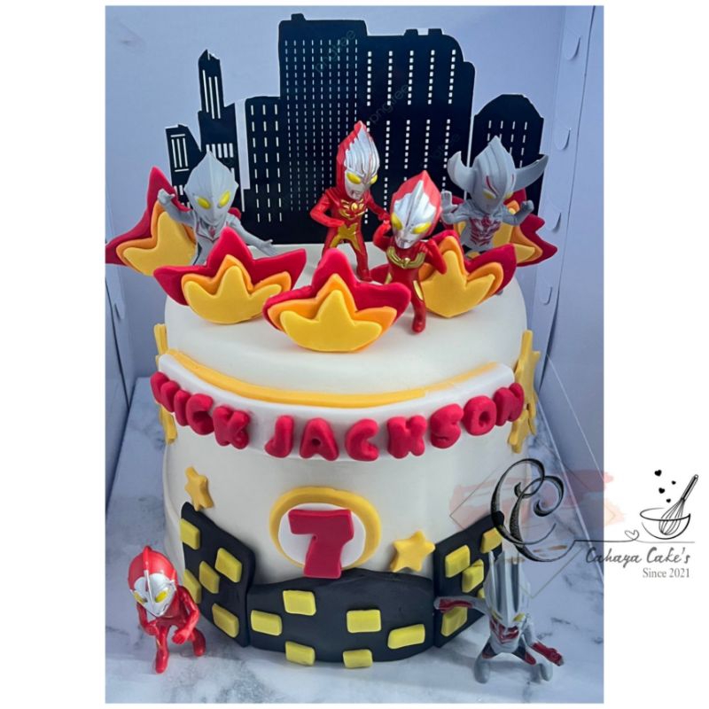Jual Ultraman Cake / Kue Ulang Tahun Ultraman / Kue Ultah Ultraman