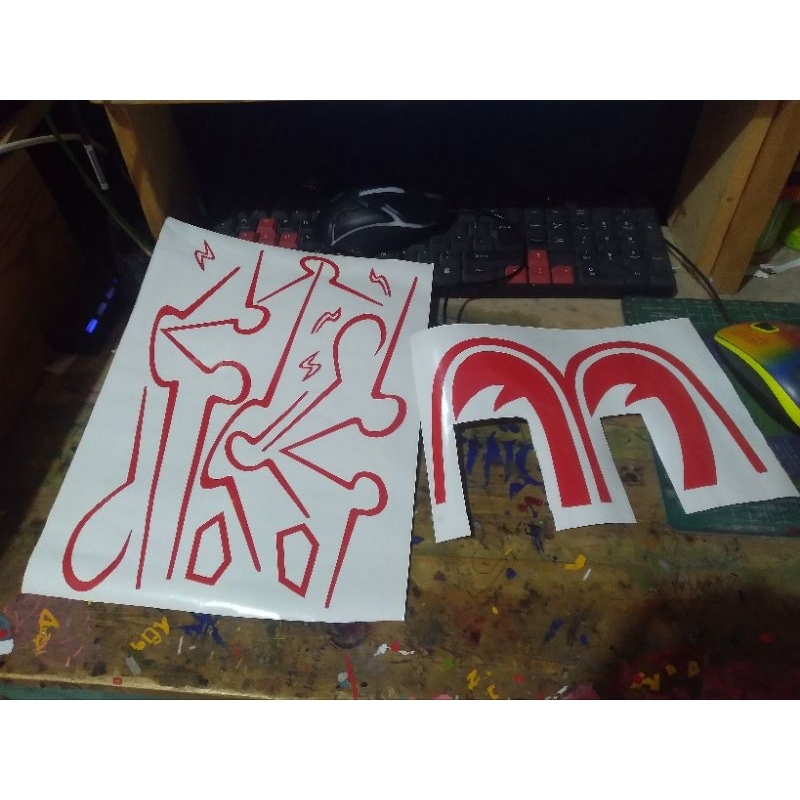 Jual mal cuting sticker airbrush nakano surken | Shopee Indonesia