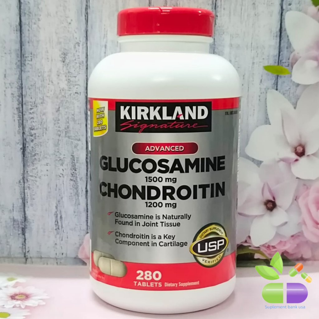Jual KIRKLAND GLUCOSAMINE 1500 mg & CHONDROITIN 1200 mg Shopee