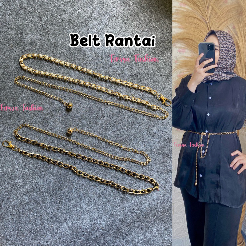 Jual BELT RANTAI MUTI4R4 || Ikat Pinggang Rantai | Shopee Indonesia