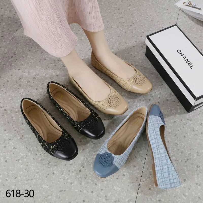 Harga flat deals shoes chanel