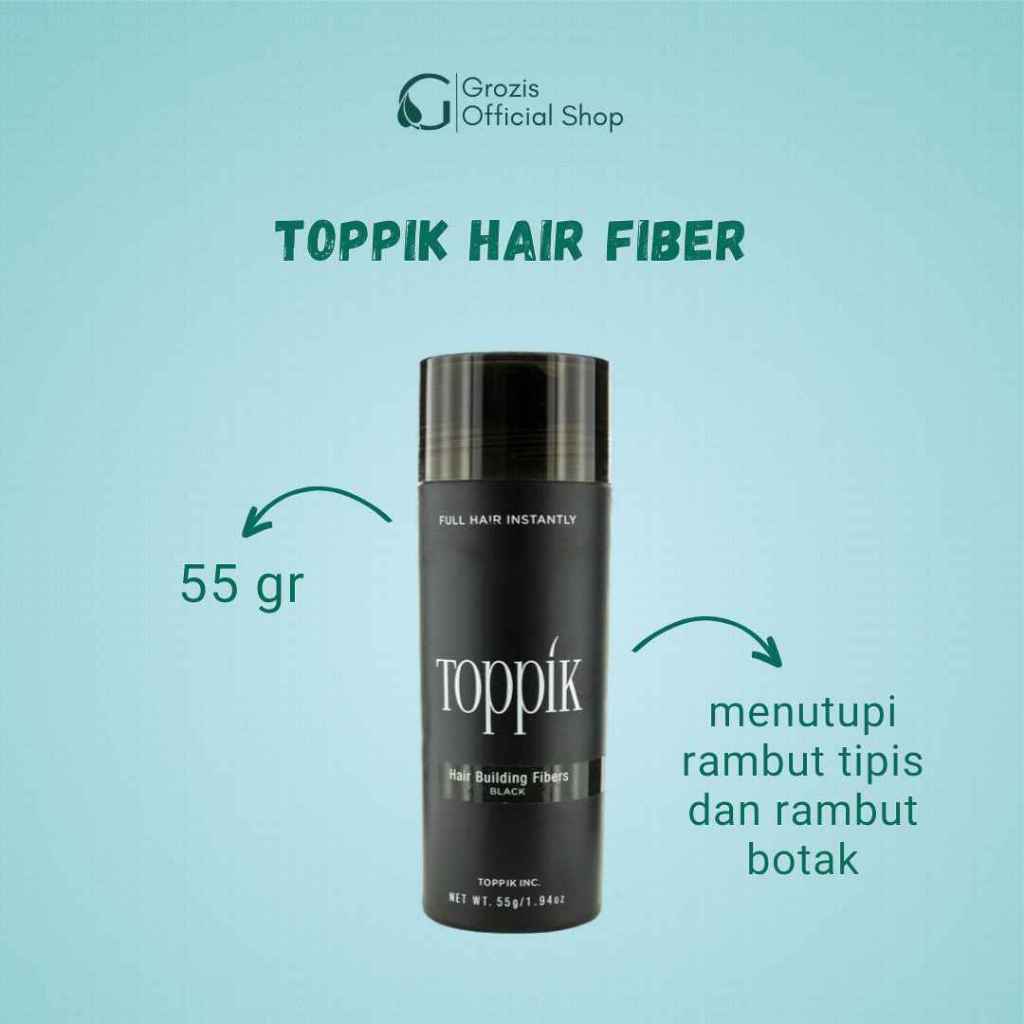 Jual GROZIS Penebal Rambut Cepat Hair Fiber 55gr Original Amerika ...