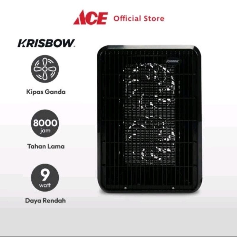 Jual Ace - Krisbow Perangkap Nyamuk Kipas Ganda 9 Watt Insect Killer ...