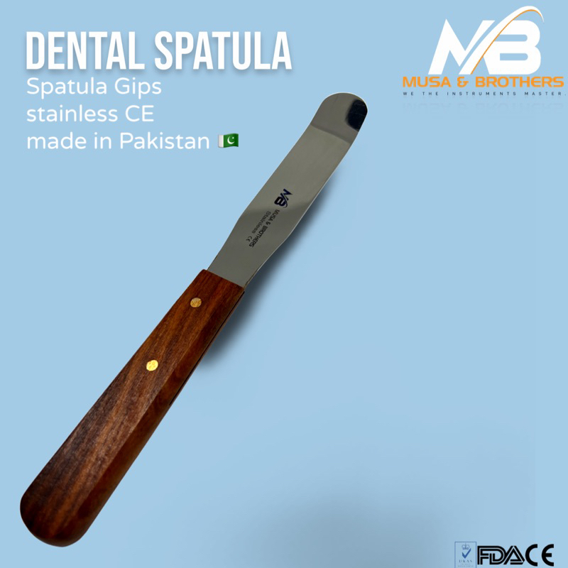 Jual MB Dental spatula kayu/ Spatula gips/ spatula alginate/ spatula