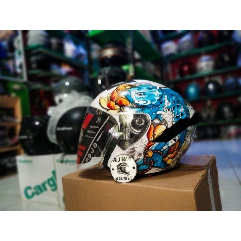 Jual HELM R-SIX EXPRO MOTIF TERBARU | Shopee Indonesia